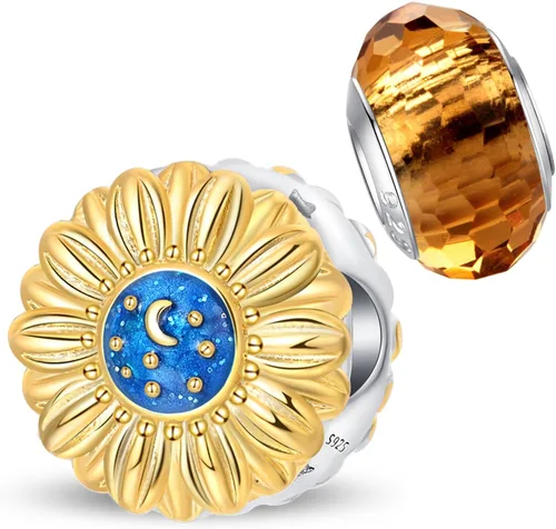 Vista 177 de LNQOBU Happy Life - Colgante para pulseras de abalorios, plata de ley 925 para mujer (con un espaciador de cuentas)