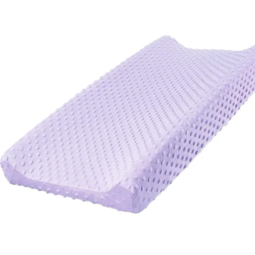 Vista 14 de Owlowla Funda para cambiador, sábanas suaves de punto minky para cambiador para bebé niño y niña (negro)
