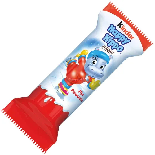 Vista 2 de Kinder Galletas de crema de cacao "Happy Hippo": paquete de 5 galletas