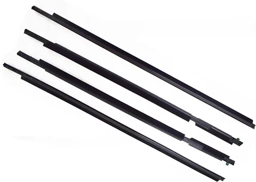 Vista 3 de 4 piezas de repuesto de sello de ventana negro para Land Cruiser Prado y GX470 2003-2009