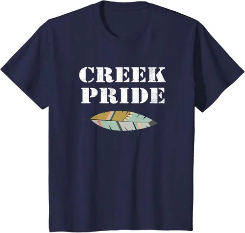 Vista 75 de Creek Native American Pride - Camiseta, Negro, S
