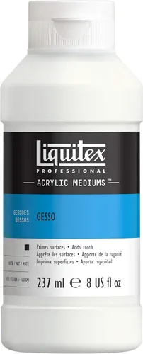 Vista 17 de Liquitex Basics Tubo mediano de Gesso para aplicación en superficies, 8.5 onzas Negro