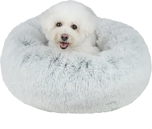 Vista 16 de Best Pet Supplies Casa para Perros Cama Colchoneta Carpa Interior Redonda Suave de Felpa para Razas Pequeñas, Medianas y Grandes - Lavanda, 20 x 20