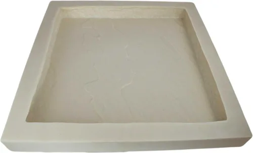 Vista 4 de Moldes de goma de piedra fabricados para hormigón, textura de pizarra para pared y columna tapa/piedra de fuego/pavimentadora 20 '' de largo x 20