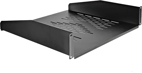 Vista 7 de RIVECO Estante de rack ventilado de 2U de 14" para gabinete de red