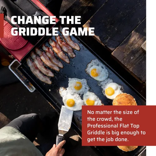 Vista 3 de Camp Chef SG60 Deluxe Double Burner Steel Professional Griddle (Steel)