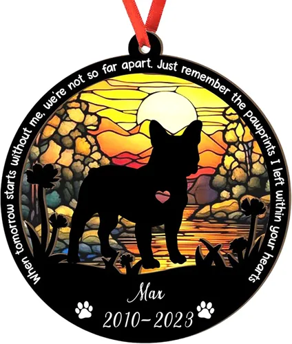 Vista 74 de Adorno personalizado para atrapasoles de sabueso afgano, adorno de Navidad de sabueso afgano – Regalo para perro amante, sabueso afgano
