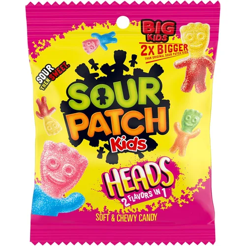 Vista 19 de SOUR PATCH KIDS Caramelos suaves y masticables de sandía, caramelos a granel, bolsas de 12-3.6 onzas