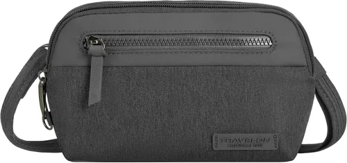 Vista 15 de Travelon Bolso bandolera pequeño convertible Metro antirrobo Negro