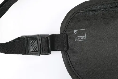 Vista 6 de Lewis N. Clark Cintura de lujo, Negro -, Cartera Rfid