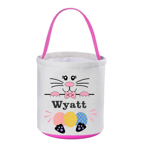Vista 11 de Jocidea - Canasta de Pascua personalizada para niños, canastas de Pascua personalizadas, regalos de Pascua para chicos y niños, canasta de Pascua