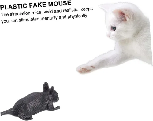 Vista 6 de 10Pcs Realistic Plastic Fake Mouse Halloween Prank Scary Simulation Rodent for Decorations Party Favors and Themed Events