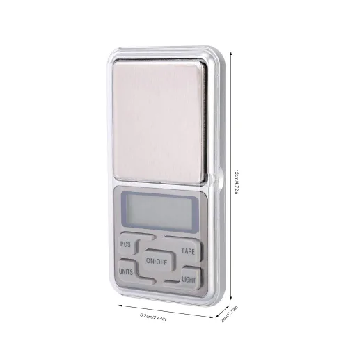 Vista 6 de Báscula digital de joyería, mini báscula electrónica de joyería en quilates, equilibrio de laboratorio, oro y plata, piedra de diamante, herramienta