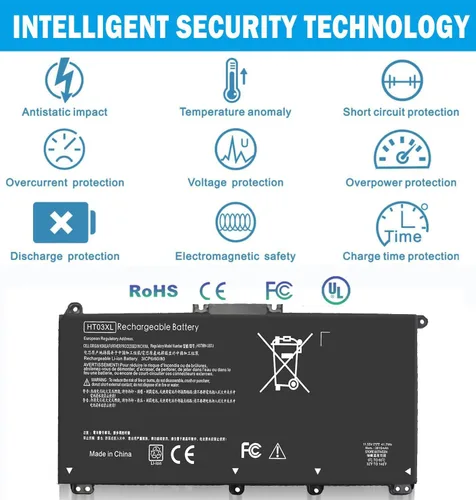 Vista 4 de L11119-855 HT03XL Batería Compatible para HP 14 Laptop 14-dq0040nr Toshiba Satellite