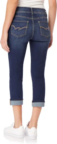 Vista 2 de WallFlower Insta Stretch Juniors de talle alto con curvas y coquetas para mujer (estándar y plus)