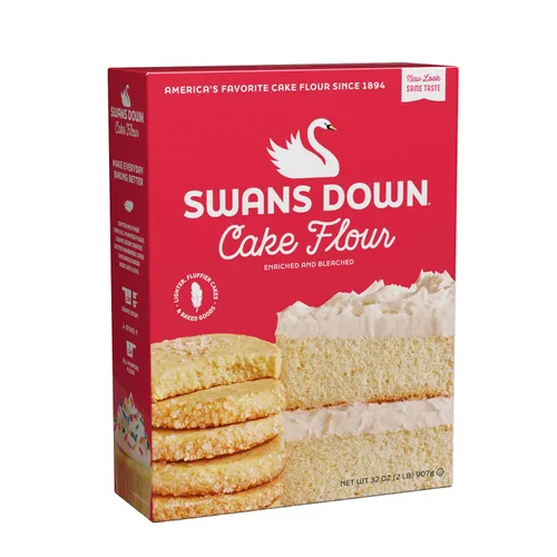 Vista 4 de Swans Down Harina de pastel regular, caja de 32 onzas (paquete de 8)