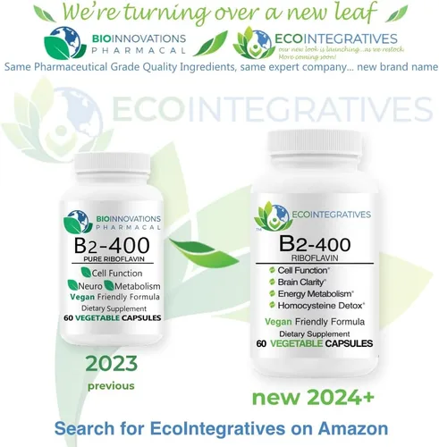 Vista 7 de B2-400 Riboflavina pura - Salud del sistema nervioso, desintoxicación de homocisteína, cardiovascular, ayuda a aumentar la energía, la claridad