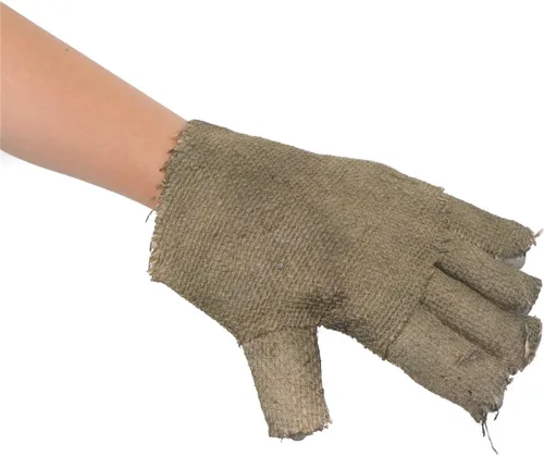 Vista 4 de Guantes de disfraz de espantapájaros de Halloween, arpillera para cosplay