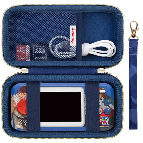 Vista 10 de Supmay Funda rígida de viaje para My Arcade Tetris Pocket Player Pro, juegos de rompecabezas estratégicos, funda protectora de consola