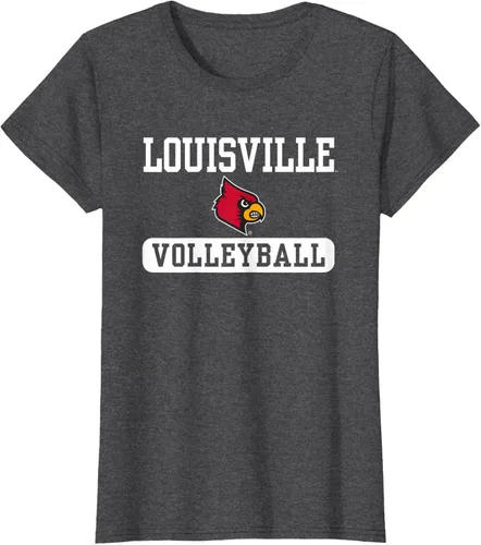 Vista 5 de Louisville Cardinals - Camiseta con licencia oficial de voleibol, Negro