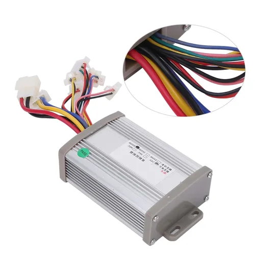 Vista 5 de Controlador de motor de cepillo, controlador de velocidad de cepillo de motor de 24 V 800 W, caja de control profesional de alta potencia, accesorio