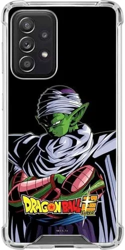 Vista 6 de Skinit Funda transparente compatible con Galaxy A52 5G, diseño oficial de Dragon Ball Super Goku Negro - DBZSPR04