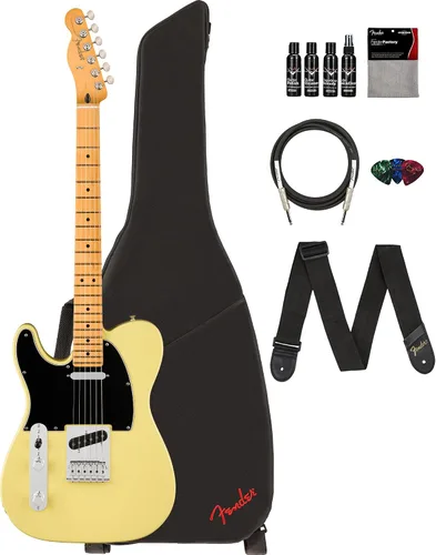 Vista 10 de Fender Player II Modified Telecaster - Paquete de ráfaga de 3 tonos con estuche, correa, cable, juego de púas de 3 piezas y kit de limpieza