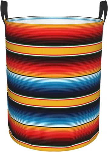 Vista 10 de Cesta de lavandería con diseño de estrellas de mar y flores, impermeable, plegable, con asa duradera, cesta de almacenamiento de ropa sucia redonda