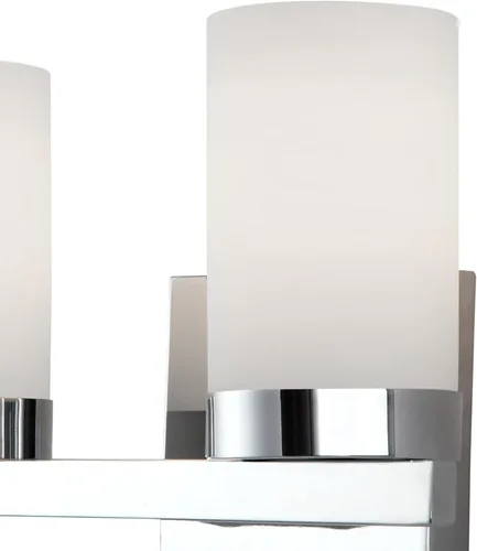 Vista 5 de Canarm IVL429A02CH Milo - Lámpara de tocador de baño con 2 luces, cromada