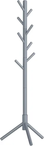 Vista 12 de VASAGLE Perchero de Madera Maciza, Perchero de Pie en Forma de Árbol con 8 Ganchos, 3 Opciones de Altura, para Ropa, Sombreros, Bolsos, Sala