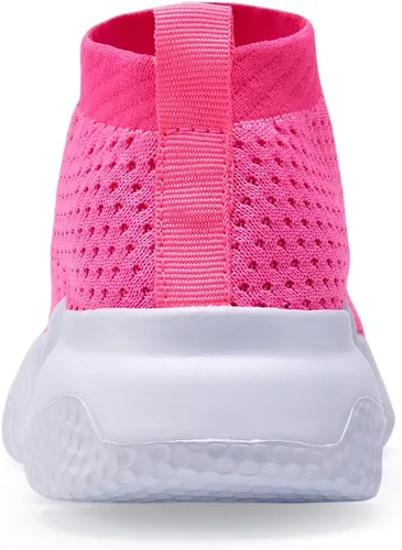 Vista 4 de Casbeam Zapatos deportivos para caminar y correr para niños y niñas, transpirables, ligeros, ligeros, a la moda (babero para niños pequeños)