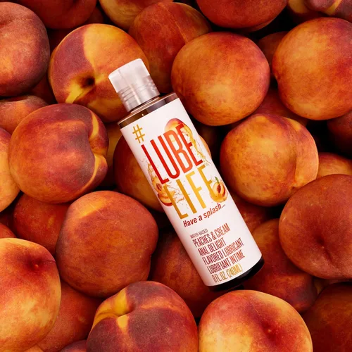 Vista 8 de LubeLife - Lubricante personal a base de agua con sabor a melocotón y crema de Anal Delight, lubricante seguro para juguetes para hombres, mujeres