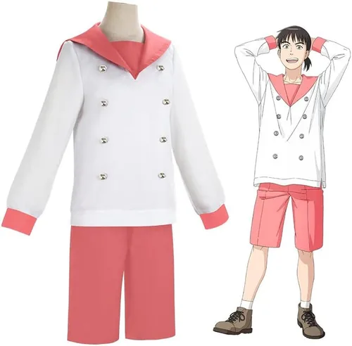 Vista 3 de Ovepo Anime Tengoku Daimakyou Cosplay Tokio Mimihime Cosplay Performance Custome Coat Pants Disfraz de Halloween para hombres y mujeres