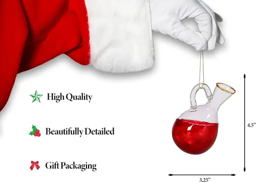 Vista 3 de Adorno de cristal para decantador de vino Colección de bebidas