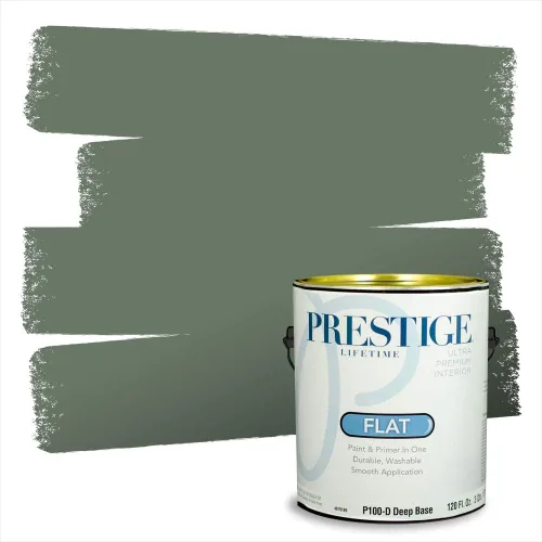 Vista 52 de Prestige Paints - 2 en 1, pintura base y pintura de exterior, E100-N-735BM