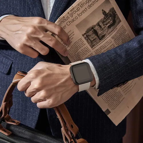 Vista 8 de Vancle Correa para Fitbit Versa - Pulsera deportiva de repuesto para mujeres y hombres