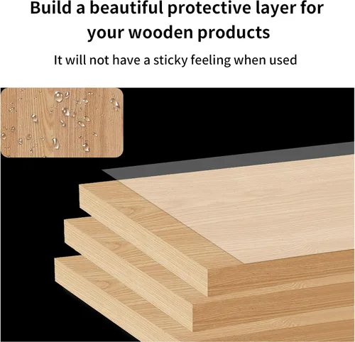 Vista 4 de Aceite Tung puro 100% natural de 16 onzas para acabado de madera, seguro de grado alimenticio, aceite tung impermeable para suelos de madera