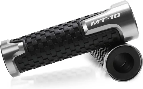 Vista 8 de Empuñadura de motocicleta de 7/8 pulgadas, 0.866 in, agarre de manillar de carreras para Y&AMAHA MT10 MT-10 MT03 MT25 FZ10 MT01 MT-07 2018 2019 2020