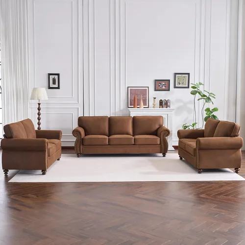 Vista 24 de Couchus Juegos de muebles de sala de estar, juegos de sofá y juegos de sofá para sala de estar, sofás vintage de mediados de siglo con diseño