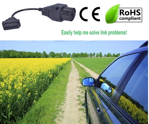 Vista 7 de 20 pin a 16 pin obd2 adaptador e36 e38 e39 al conector obd2 adaptador