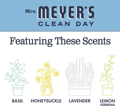 Vista 7 de Mrs. Meyer's - Spray limpiador multiusos, Bluebell, 16 onzas líquidas