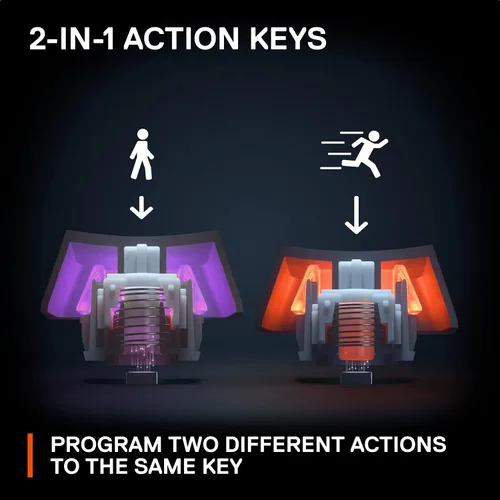 Vista 5 de Nuevo SteelSeries Apex Pro TKL 2023 Ed.- Teclado mecánico para juegos más rápido del mundo - Actuación ajustable - Esports Tenkeyless - Pantalla
