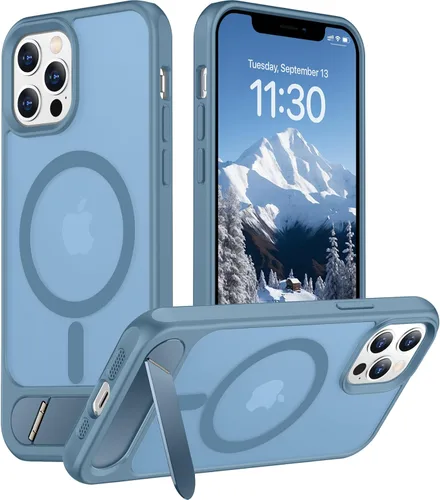 Vista 91 de Funda para iPhone 11 con compatibilidad magnética, [Soporte invisible incorporado][Compatible con MagSafe]