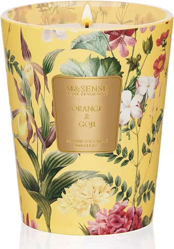 Vista 51 de M&SENSE - Vela de cera de soja natural aromática de 35 onzas, extragrande, 3 mechas, 150 horas, larga duración, combustión lenta, para decoración