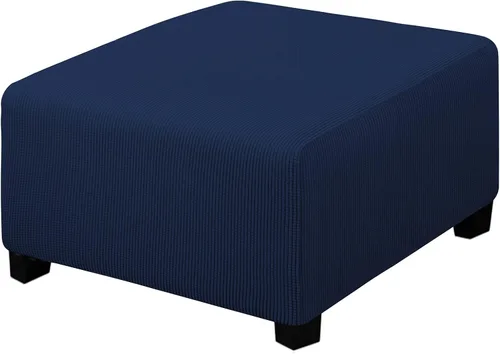 Vista 138 de Easy-Going Funda Elástica para Otomana Taburete de Almacenamiento Plegable Protector de Muebles Funda Rectangular Suave con Parte Inferior Elástica