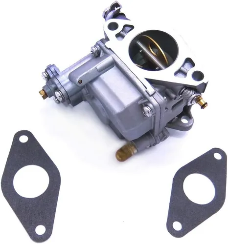 Vista 4 de SouthMarine 66M-14301-12 Carburador de motor y 66M-13646-00 juntas (2 piezas) para Yamaha 4 tiempos 15hp F15 motor de arranque eléctrico