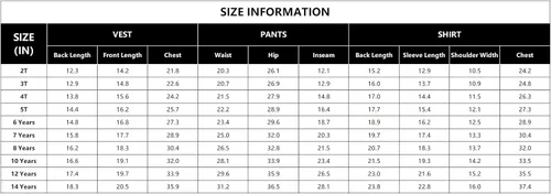 Vista 7 de Conjunto de chaleco para niños, trajes formales, trajes de boda, ropa de vestir