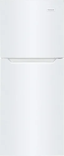 Vista 3 de Frigidaire 10.1 pies cúbicos Refrigerador compacto ADA con congelador superior en negro con panel de control electrónico, apertura de puerta