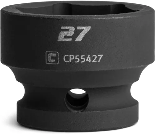 Vista 8 de Capri Tools Zócalo de impacto rechoncho de 0.394 in, accionamiento de 1/2", 6 puntos, métrico, CP55410