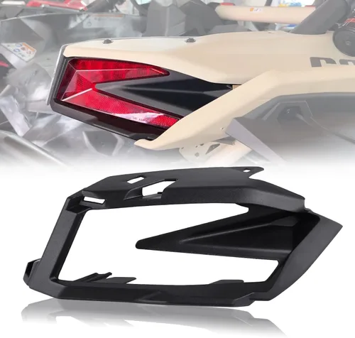 Vista 8 de Cubierta de luz trasera izquierda compatible con Can-Am Maverick X3 2017-2026 Lado del conductor, panel bisel de la luz trasera de freno, repuesto